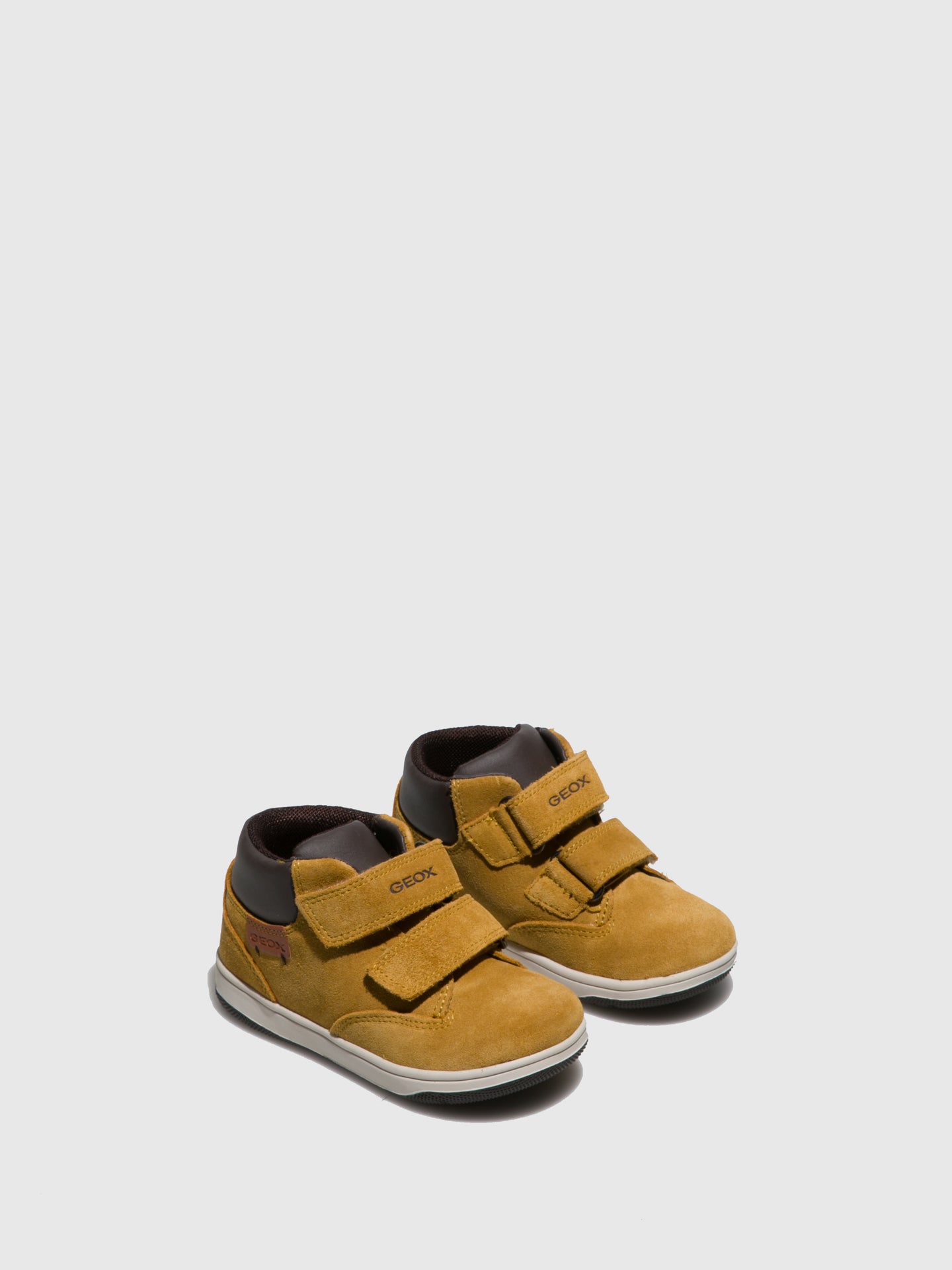 Geox Yellow Velcro Boots